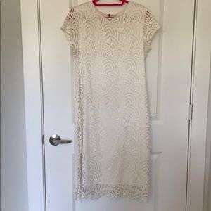 White lacy dress